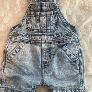 Baby boy gap denim overalls
